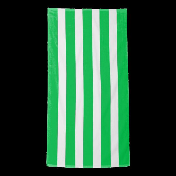 Cabana Stripe Velour Beach Towel Thumbnail