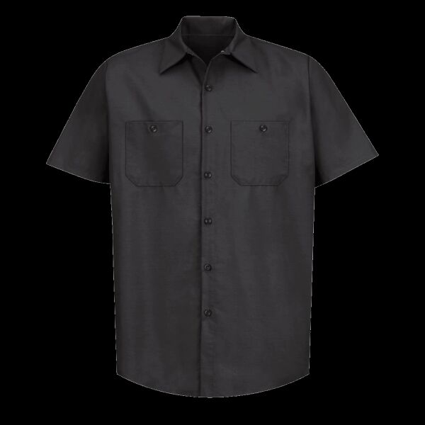 Men's Industrial Short Sleeve Work Shirt Thumbnail