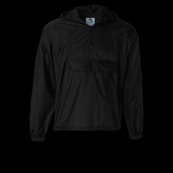 Unisex Packable Half-Zip Hooded Pullover Jacket Thumbnail