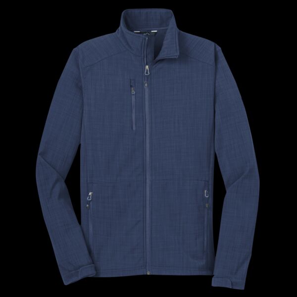 Shaded Crosshatch Soft Shell Jacket Thumbnail