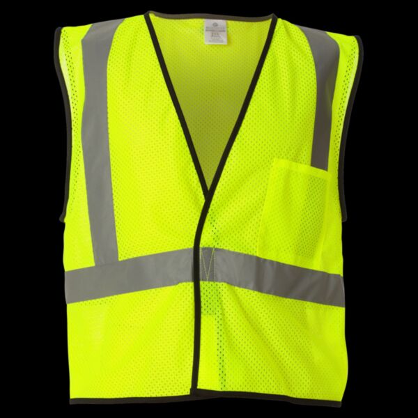 Unisex Economy Single Pocket Hook-and-Loop Mesh Vest Thumbnail