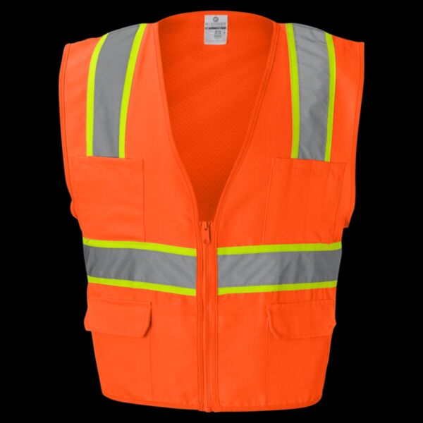 Unisex Ultra-Cool™ Solid Front Vest with Mesh Back Thumbnail