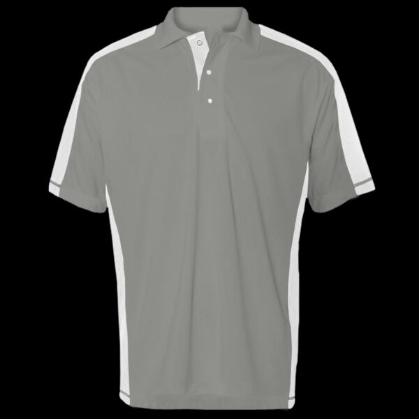 Men's Colorblocked Moisture Free Mesh Polo Thumbnail