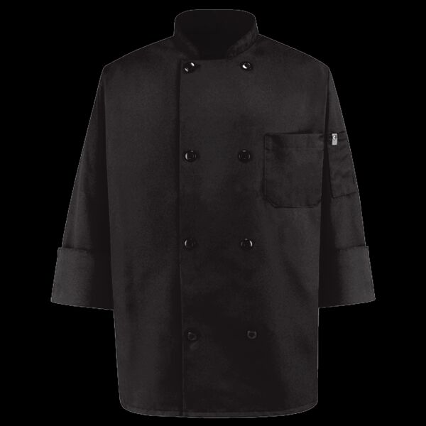 Black Traditional Chef Coat Thumbnail