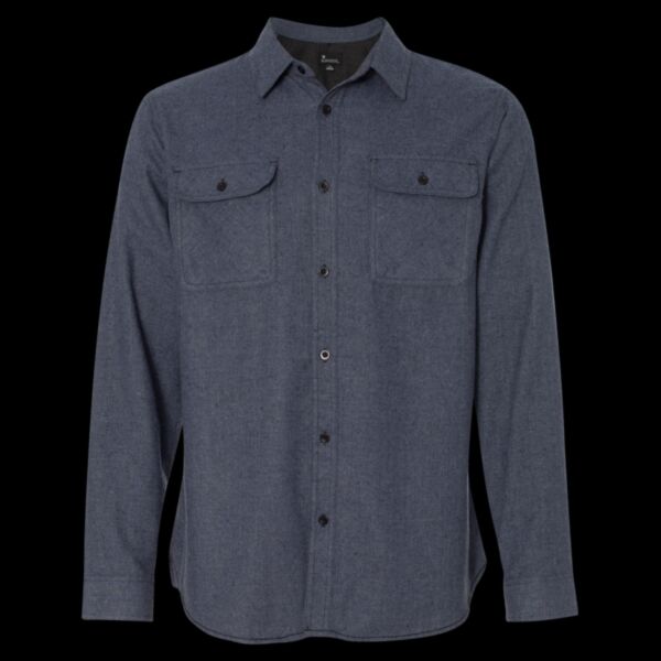 Men's Solid Flannel Shirt Thumbnail