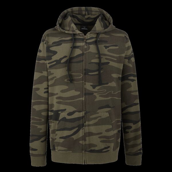 Men's Camo Full-Zip Hooded Sweatshirt Thumbnail