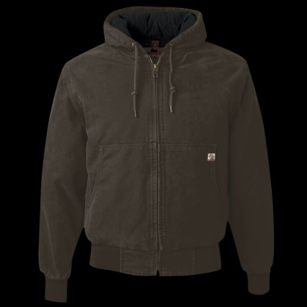 Men's Cheyenne Boulder Cloth™ Hooded Jacket with Tricot Quilt Lining Thumbnail