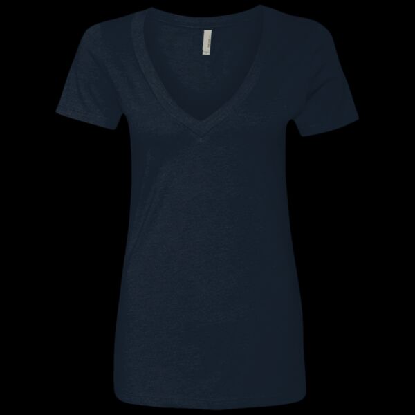 Women’s CVC Deep V-Neck T-Shirt Thumbnail