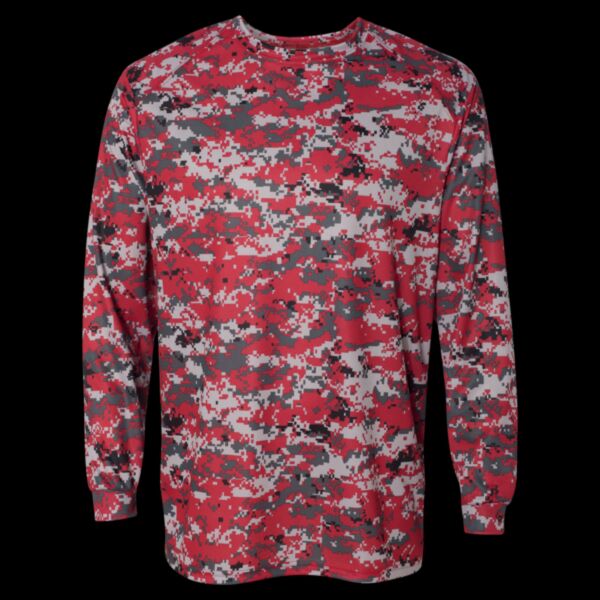 Men's Digital Camo Long Sleeve T-Shirt Thumbnail