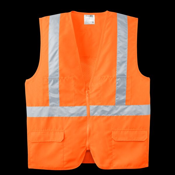 Ansi 107 Class 2 Mesh Back Safety Vest Thumbnail