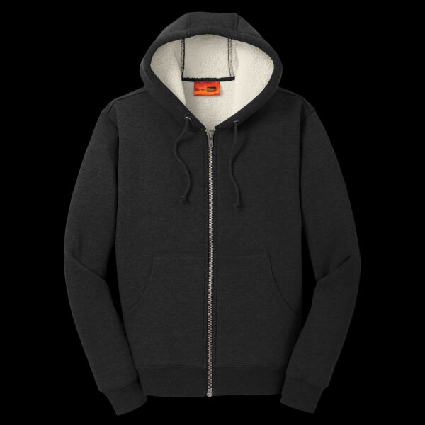 Heavyweight Sherpa Lined Hooded Fleece Jacket Thumbnail