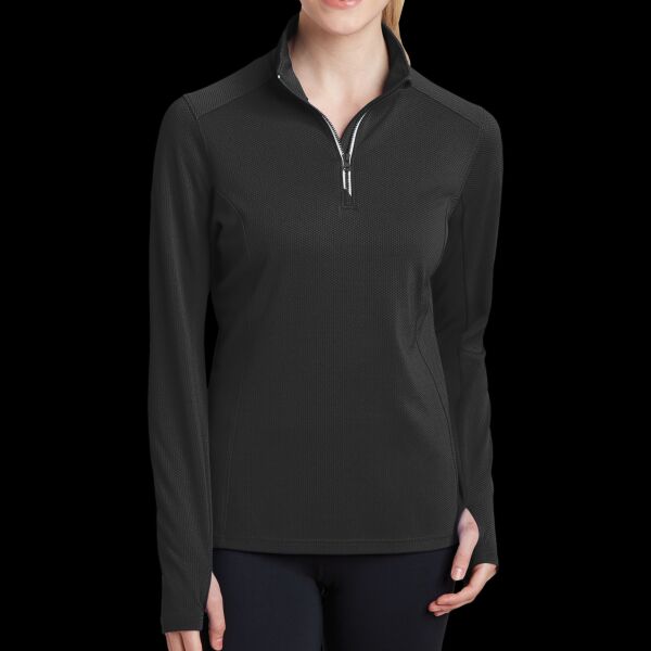 Women's Sport Wick ® Textured 1/4 Zip Pullover Thumbnail