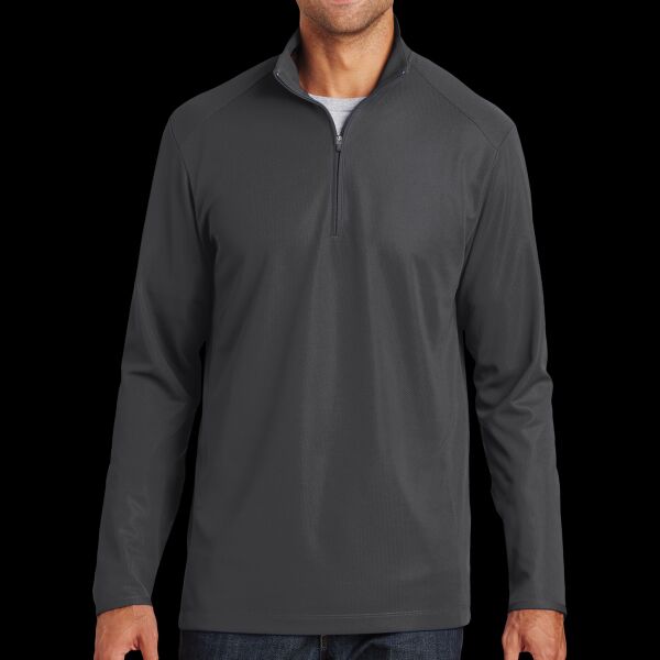 Pinpoint Mesh 1/2 Zip Thumbnail