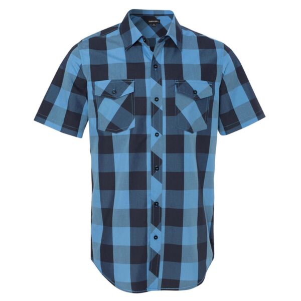 Men's Buffalo Plaid Short Sleeve Shirt Thumbnail