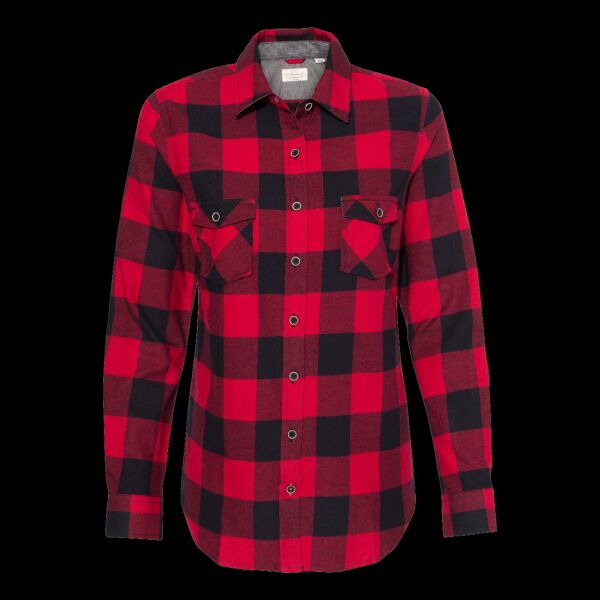 Women's Vintage Brushed Flannel Shirt Thumbnail