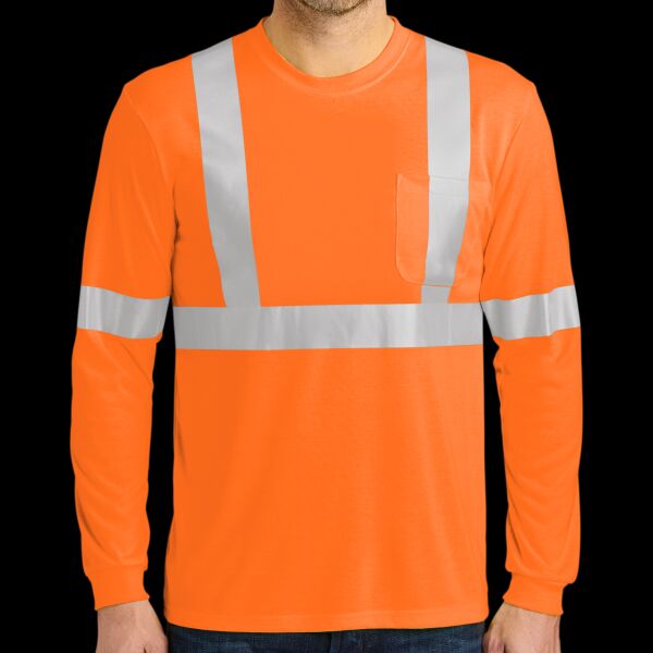 Ansi 107 Class 2 Long Sleeve Safety T Shirt Thumbnail