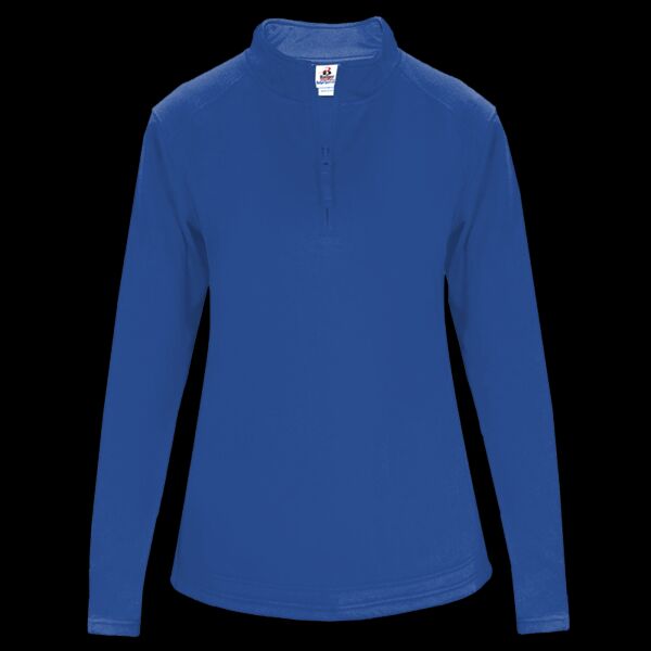 Women's Quarter-Zip Poly Fleece Pullover Thumbnail