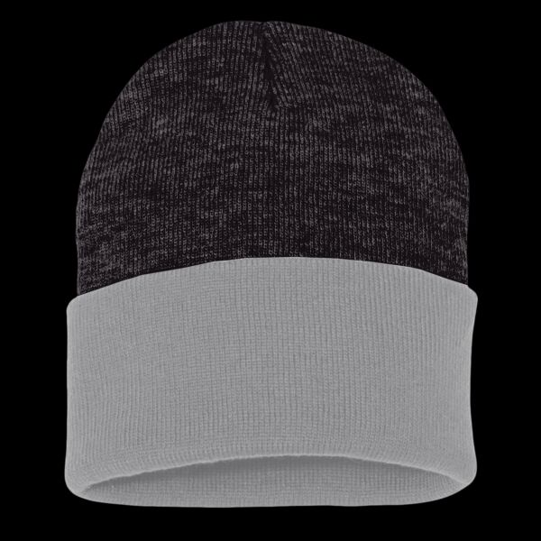 12" Color Blocked Cuffed Beanie Thumbnail