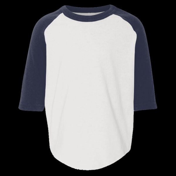 Toddler Three-Quarter Sleeve Baseball Jersey Thumbnail