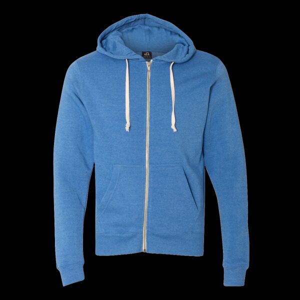 Men's Triblend Full-Zip Hooded Sweatshirt Thumbnail