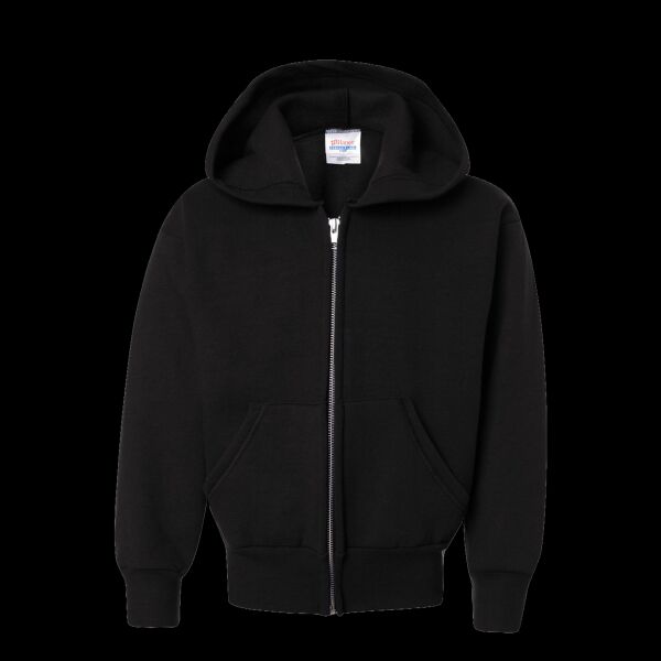 Youth EcoSmart® Full-Zip Hooded Sweatshirt Thumbnail