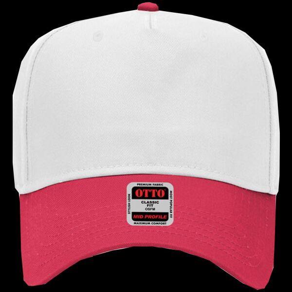 OTTO CAP 5 Panel Mid Profile Baseball Cap Thumbnail