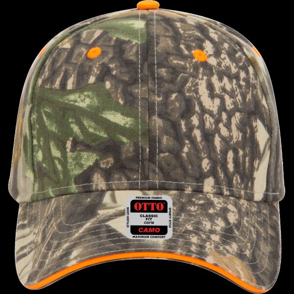 OTTO CAP Camouflage 6 Panel Low Profile Baseball Cap Thumbnail