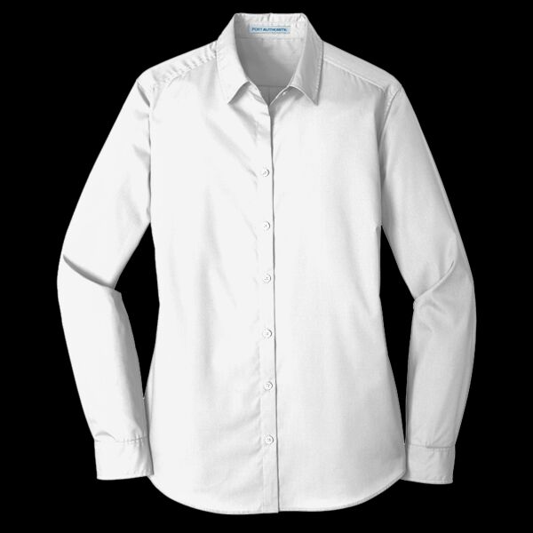 Women's Long Sleeve Carefree Poplin Shirt Thumbnail
