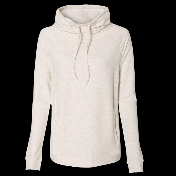Women’s HeatLast™ Fleece Faux Cashmere Funnel Neck Sweatshirt Thumbnail