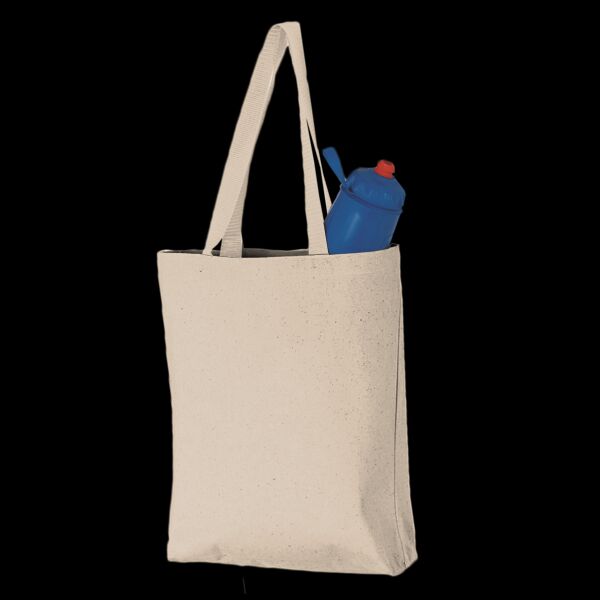 11L Canvas Tote with Contrast-Color Handles Thumbnail