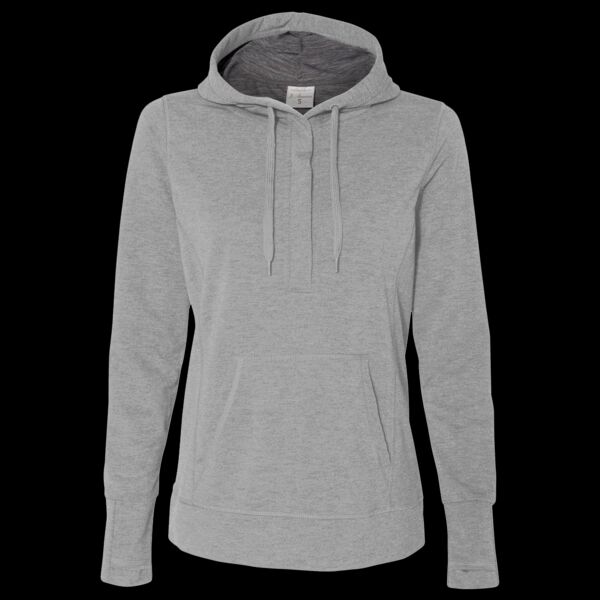 Women’s Omega Stretch Snap-Placket Hooded Sweatshirt Thumbnail