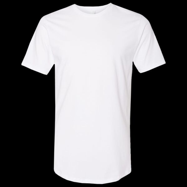 Men's Cotton Long Body T-Shirt Thumbnail