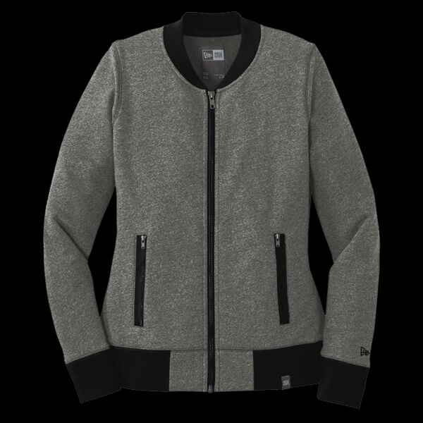 Women's French Terry Baseball Full Zip Thumbnail