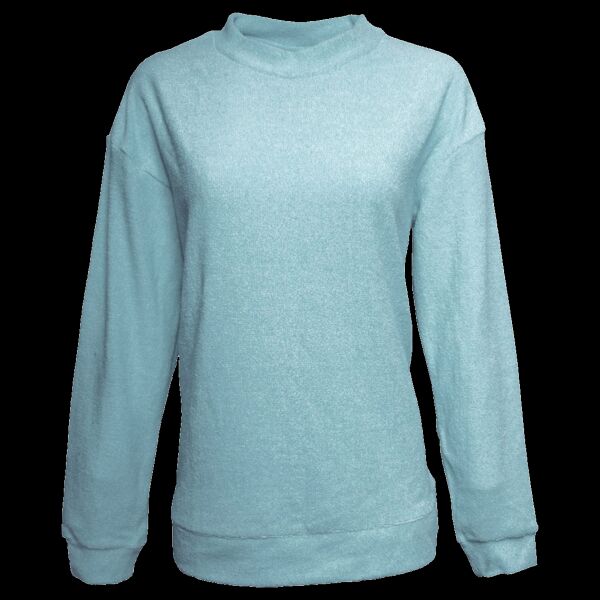 Women's Weekend Terry Mock Neck Pullover Thumbnail