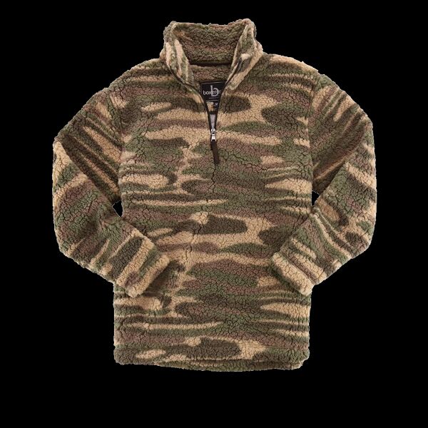 Unisex Sherpa Fleece Quarter-Zip Pullover Thumbnail