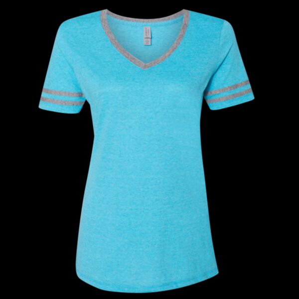 Women's Varsity Triblend V-Neck T-Shirt Thumbnail