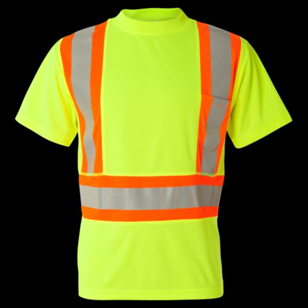 Unisex Class 2 Flat Stitch Self-Fabric Panels T-Shirt Thumbnail