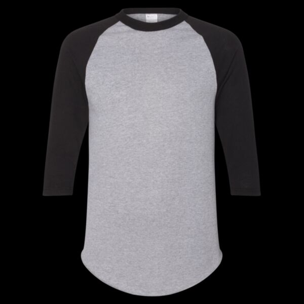 Unisex Three-Quarter Raglan Sleeve Baseball Jersey T-Shirt Thumbnail