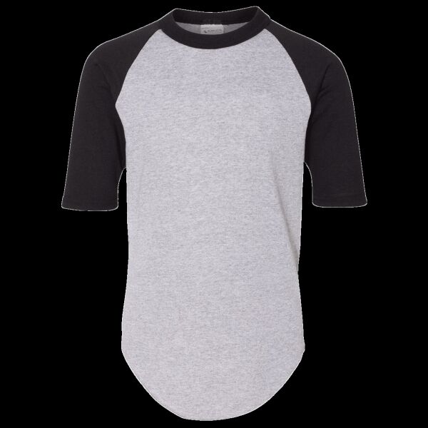 Youth Three-Quarter Sleeve Baseball Jersey Thumbnail