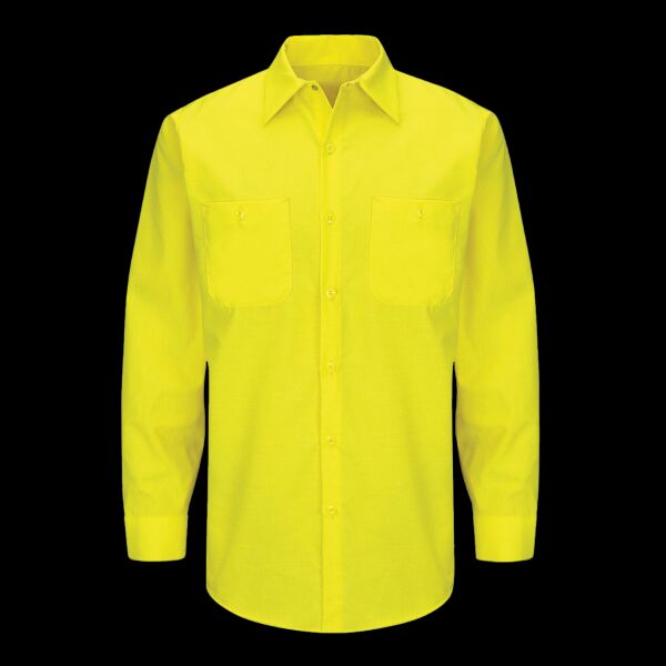 Men's Enhanced & Hi-Visibility Long Sleeve Work Shirt Thumbnail