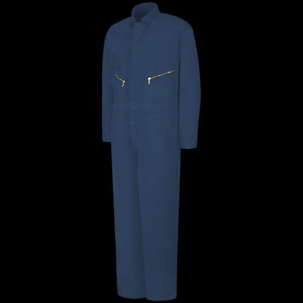 Men's Extended Sizes Zip-Front Cotton Coverall Thumbnail