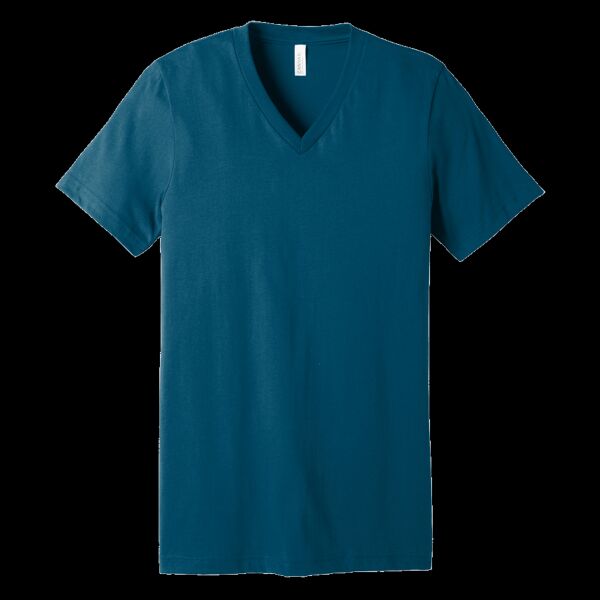 Unisex Jersey Short Sleeve V Neck Tee Thumbnail