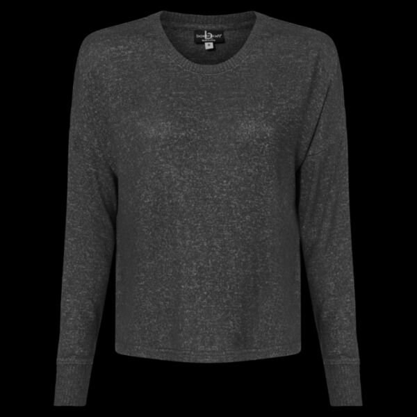 Women's Cuddle Fleece Boxy Crewneck Pullover Thumbnail