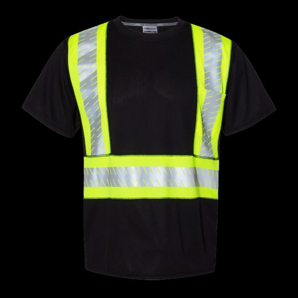 Unisex EV Series® Enhanced Visibility Contrast Pocket T-Shirt Thumbnail