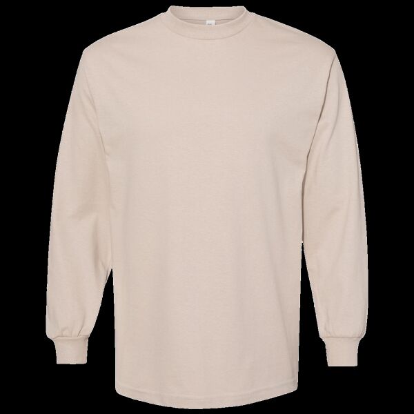 Unisex Heavyweight Cotton Long Sleeve Tee Thumbnail