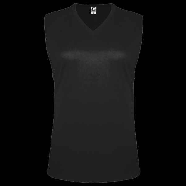 Women's Sleeveless V-Neck T-Shirt Thumbnail
