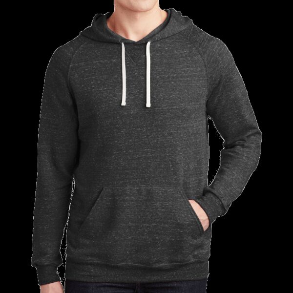 Snow Heather French Terry Raglan Hoodie Thumbnail
