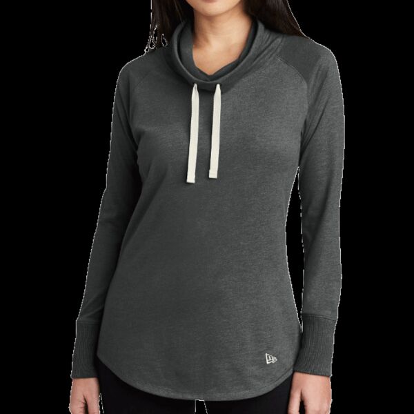 Women's Sueded Cotton Blend Cowl Tee Thumbnail