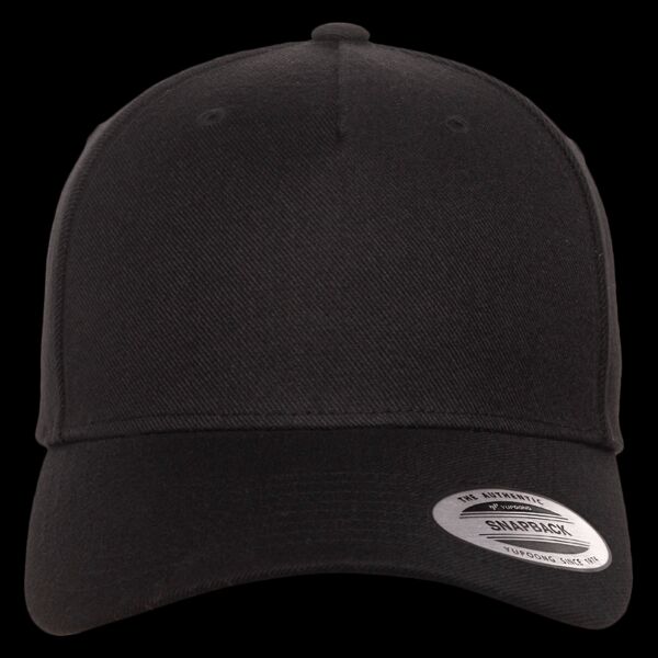Premium Five-Panel Curved Bill Snapback Cap Thumbnail