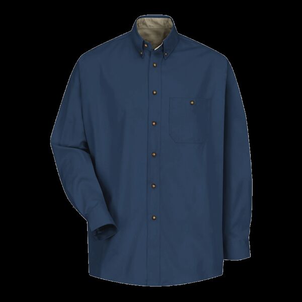 Men's Cotton Contrast Dress Shirt Thumbnail